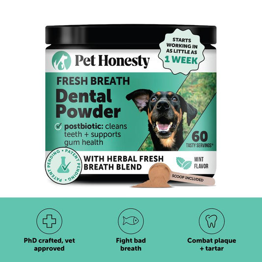 Protect your pup from gum disease and eliminate bad breath with FreshPaws